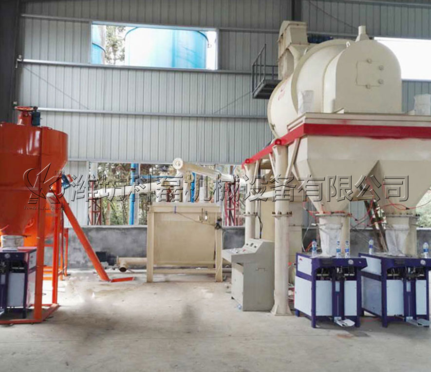 小型幹粉(fěn)砂漿設備使用案(àn)例 第1張