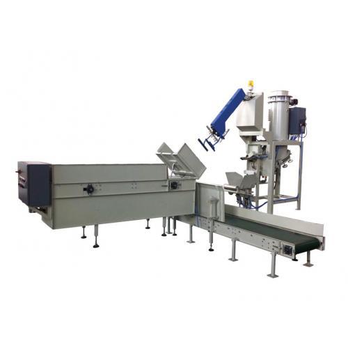 閥口(kou)袋機械手夾袋上(shàng)袋機 自動上袋機(ji) 全自動包裝機 第(di)1張