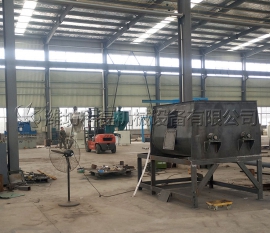 攪拌(ban)機生産(chǎn)車間一(yi)角